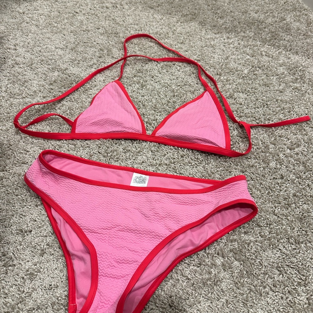 Wild Fable (Target) Pink Bikini Set – Size Medium